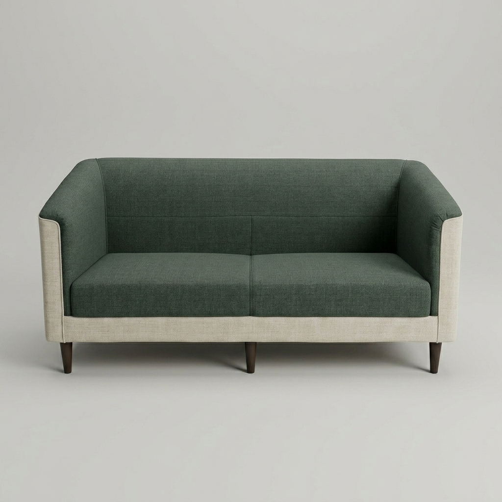 Fabric Sofa Premium Wood Minimalist Lounge Design
