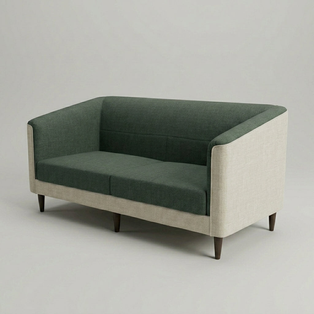 Fabric Sofa Premium Wood Minimalist Lounge Design