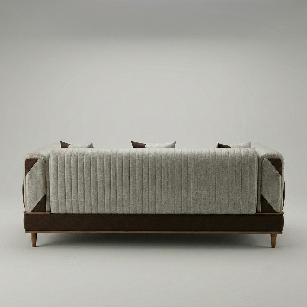 Fabric Sofa Premium Wood Contemporary Luxury Design