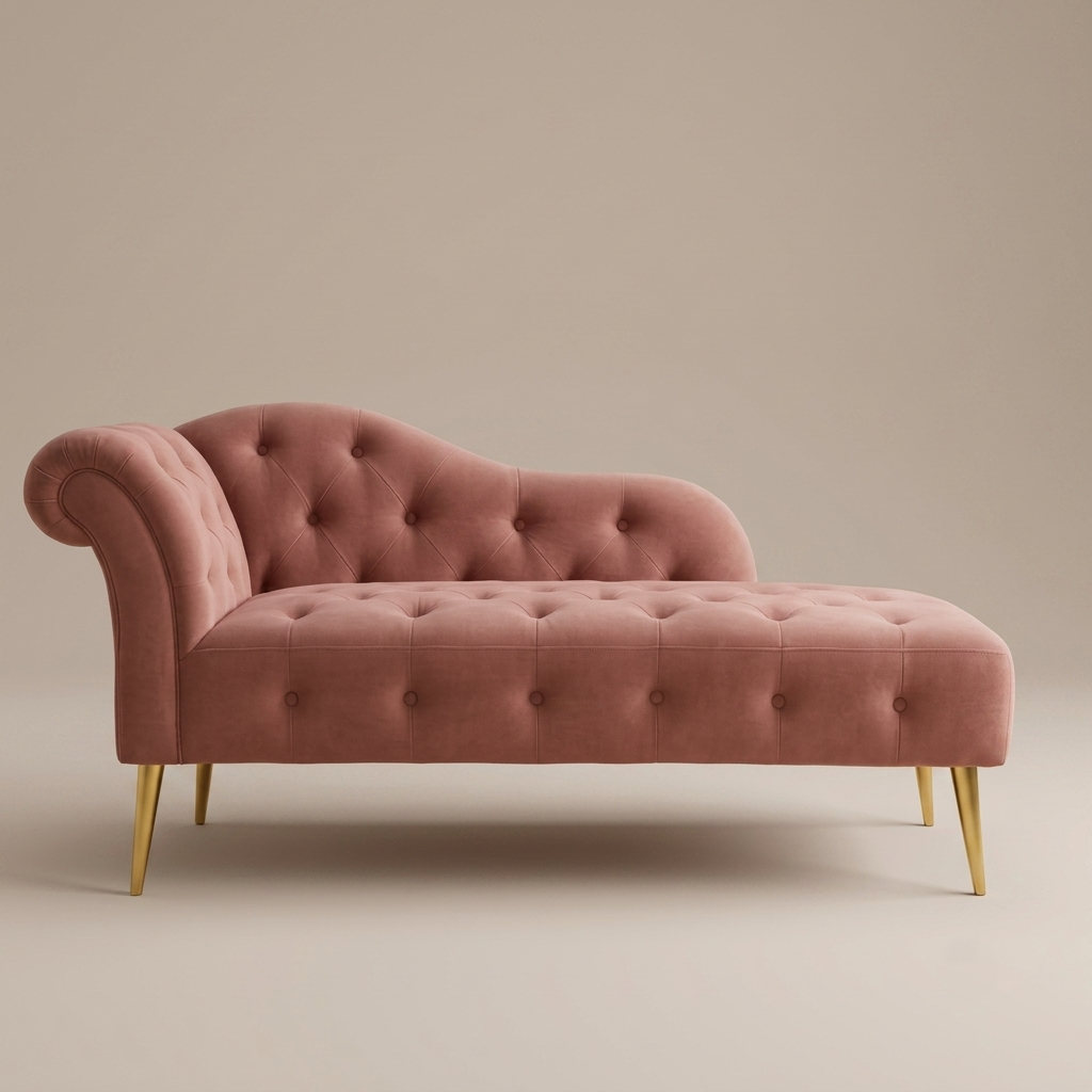 Chaise Lounge Premium Wood Classic Bedroom Design