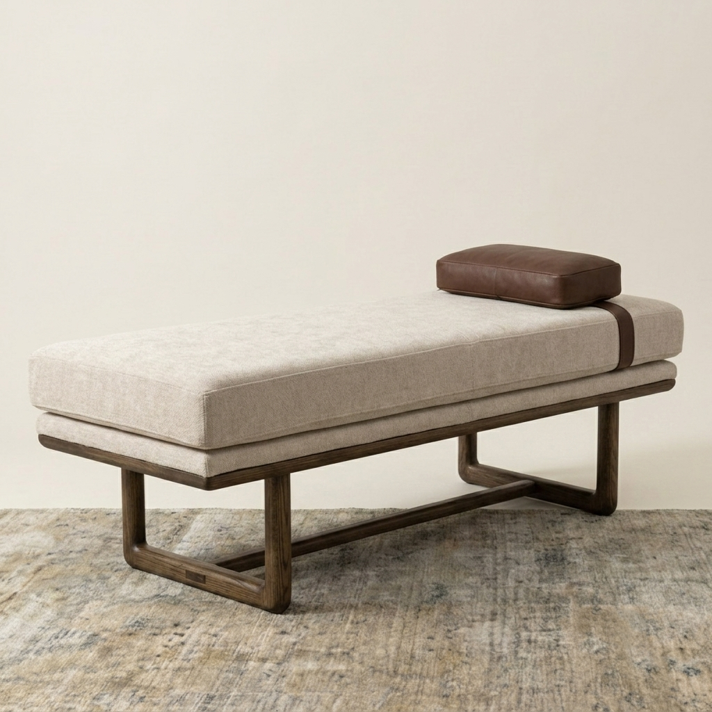 Upholstered Premium Wood Seti – Modern Minimalist Design