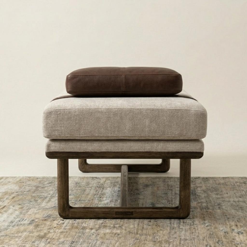Upholstered Premium Wood Seti – Modern Minimalist Design