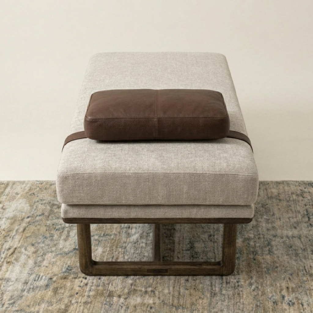 Upholstered Premium Wood Seti – Modern Minimalist Design
