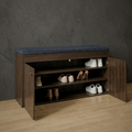 Premium Wood Shoe Storage Bench – Modern Entryway Design