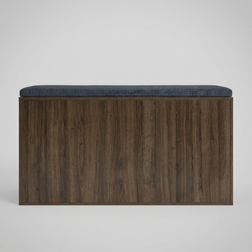 Premium Wood Shoe Storage Bench – Modern Entryway Design