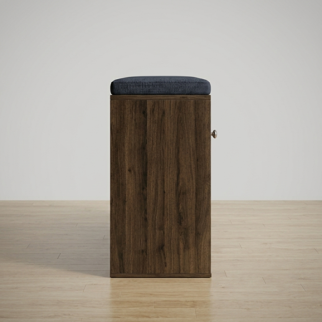 Premium Wood Shoe Storage Bench – Modern Entryway Design