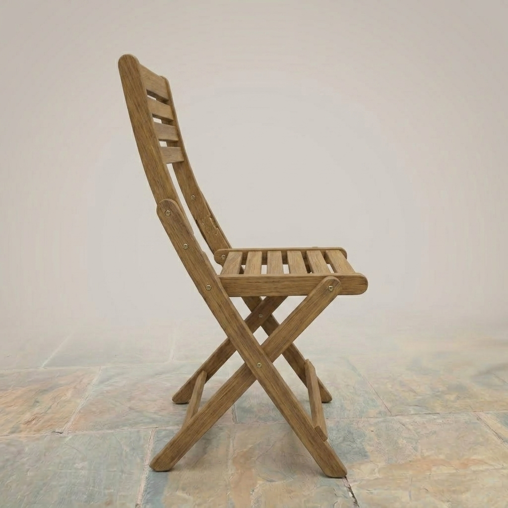 Premium Wood Folding Chair – Classic Outdoor Patio Design