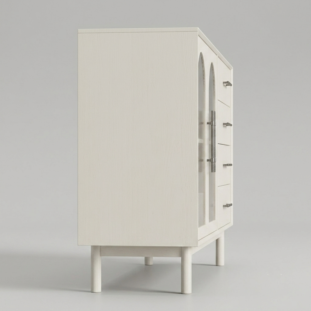 Modern Wood Sideboard Cabinet – Minimalist Dining Storage