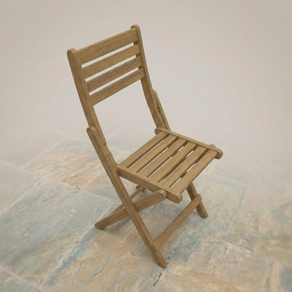 Premium Wood Folding Chair – Classic Outdoor Patio Design