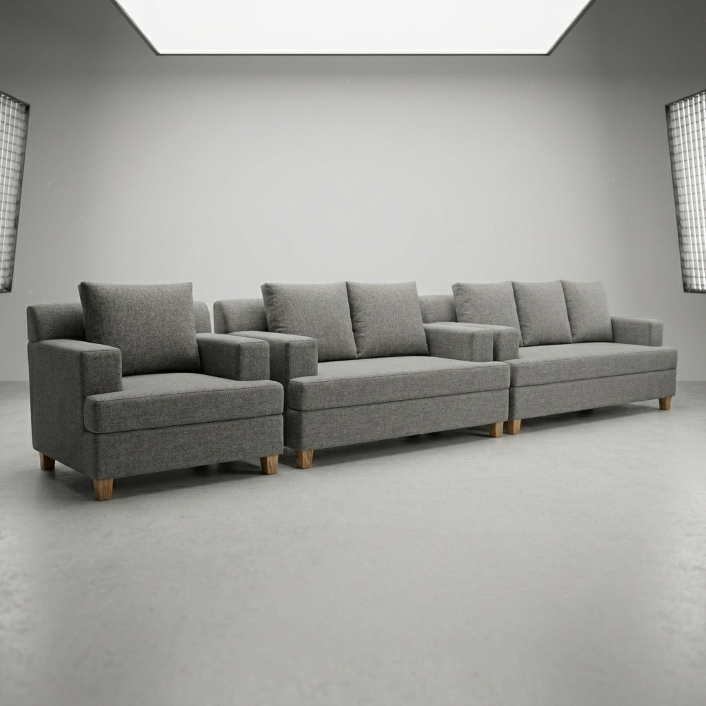 Sofa Set Premium Wood Modern Living Room Design