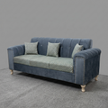 Velvet Sofa Premium Wood Classic Lounge Design