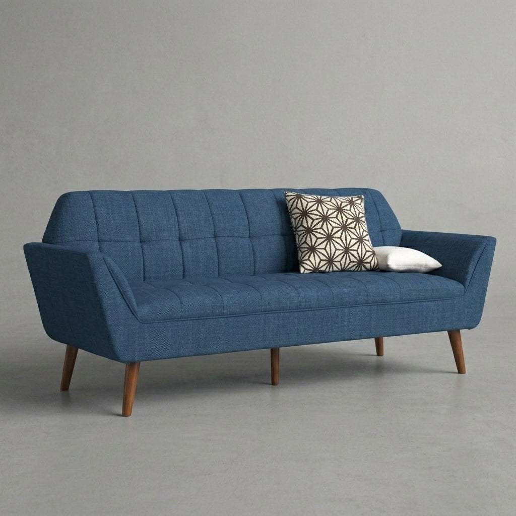 Fabric Sofa Premium Wood Scandinavian Style Design