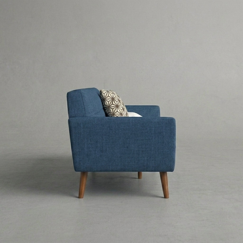 Fabric Sofa Premium Wood Scandinavian Style Design